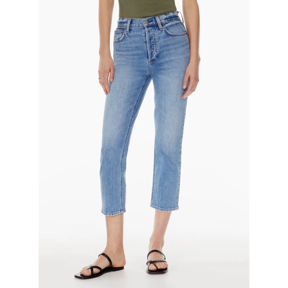 Denim Forum The Arlo Hi-Rise Straight Jean, size 25” - Picture 2 of 8